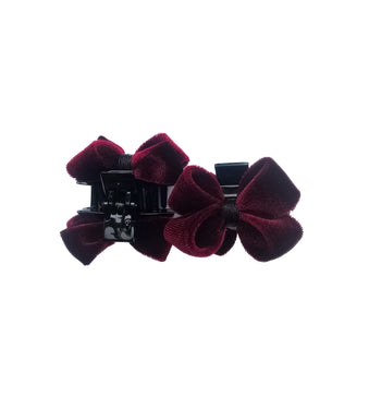 Dorchester Mini Claw Clip Burgundy